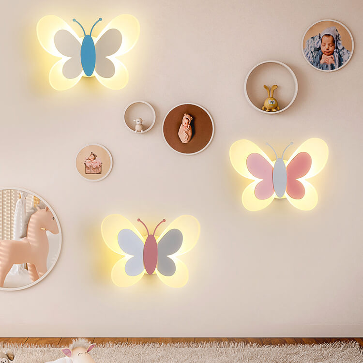 Creative Butterfly Acrylic 1-Light LED Wall Sconce