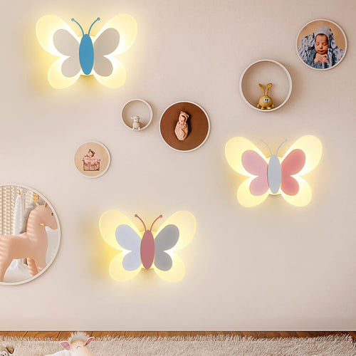 Creative Butterfly Acrylic 1-Light LED Wall Sconce