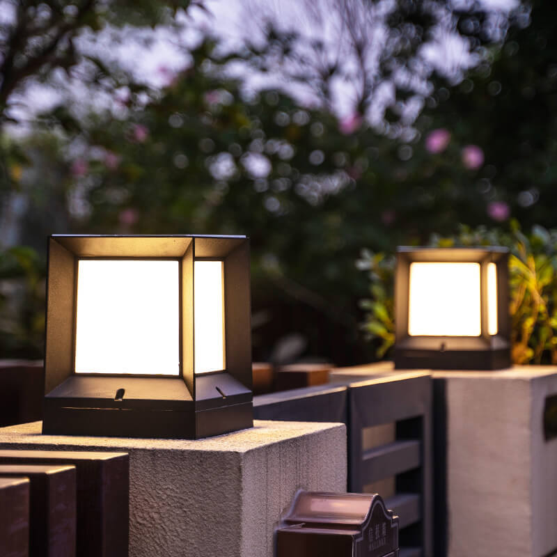 Modern Black Outdoor Stake Light