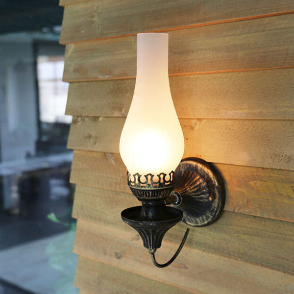Retro Kerosene Style Antique 1-Light Wall Sconce