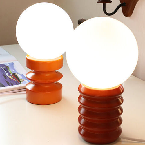 Vintage Orange Solid Glass 1-Light Wall Sconce