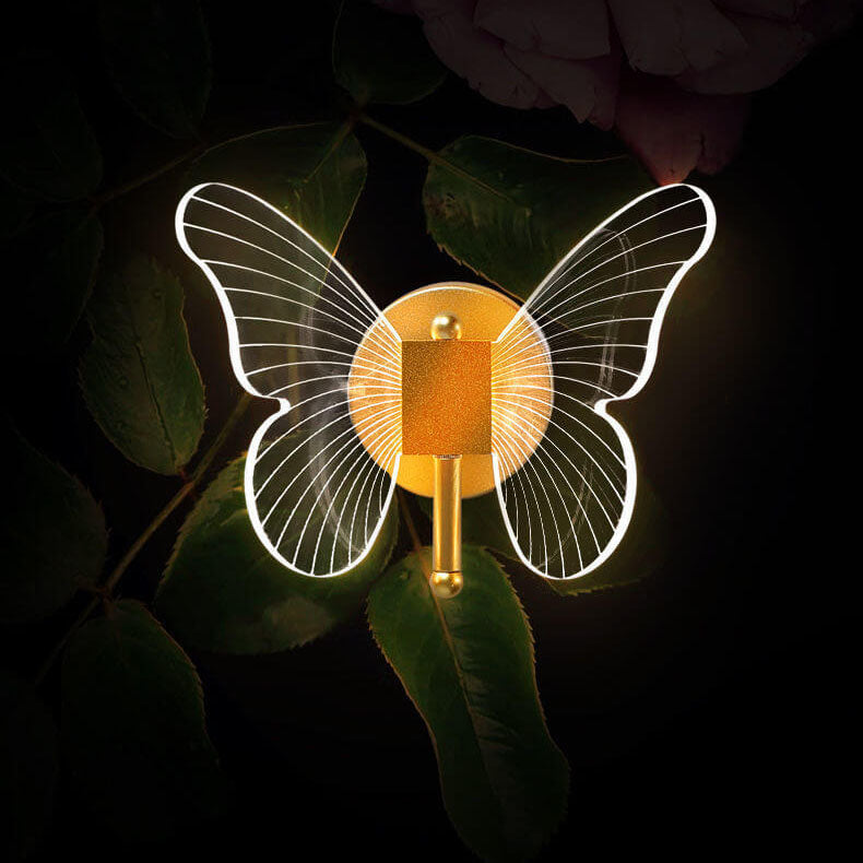 Nordic Creative Butterfly Acrylic LED Wall Sconce
