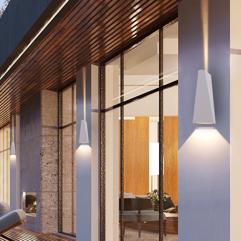 Modern Simple Trapezoid LED 2-Light Wall Sconce