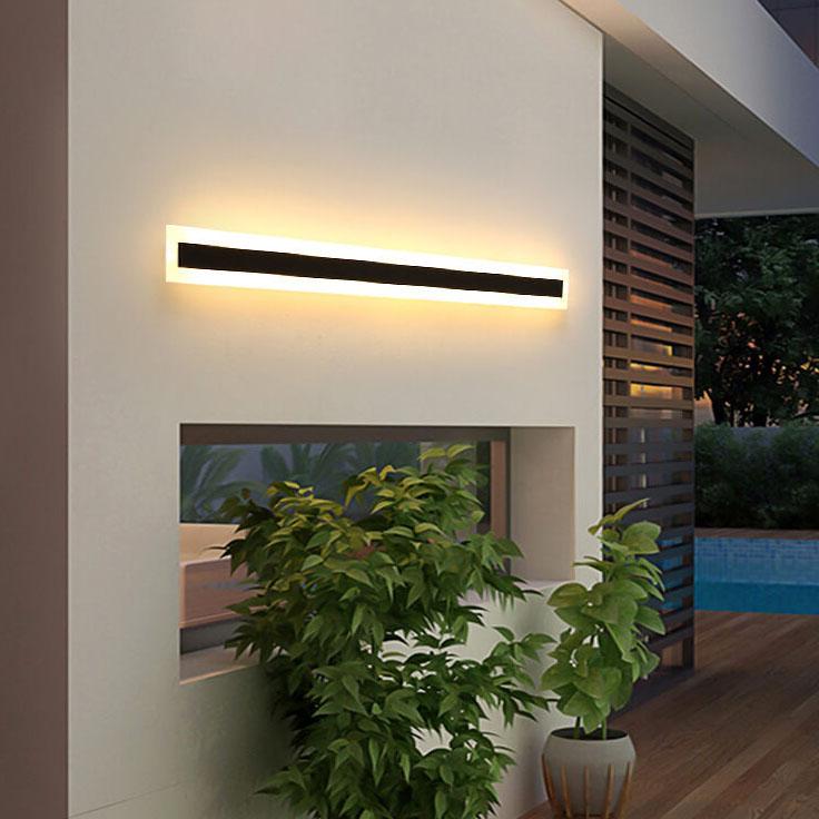 Minimalist Elongated Bar Shaped 1-Light LED Wall Sconce