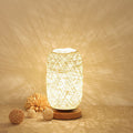 Creative Twine Rattan Ball LED Dimmable Table Lamp