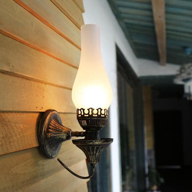 Retro Kerosene Style Antique 1-Light Wall Sconce