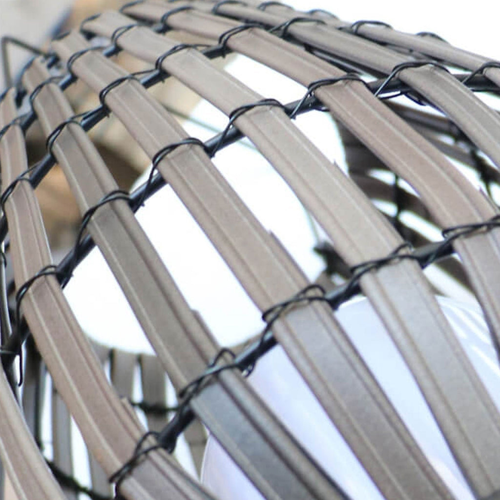 Modern Rattan Outdoor Stake Light