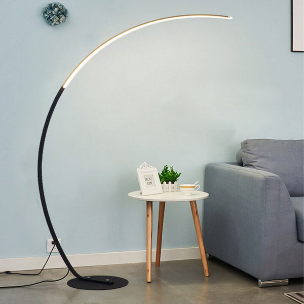 Sleek Modern White Floor Lamp