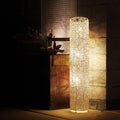 Sleek Modern Bamboo 3-Light Floor Lamp