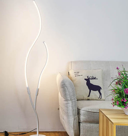 Modern Minimalist White Floor Lamp