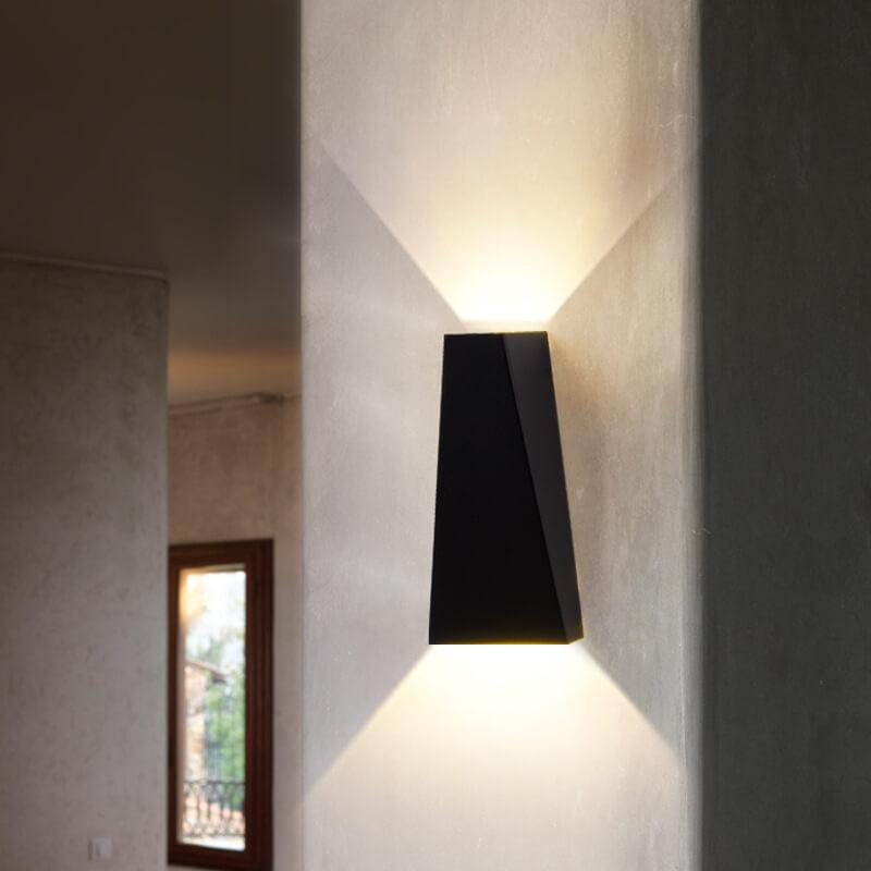 Modern Simple Trapezoid LED 2-Light Wall Sconce