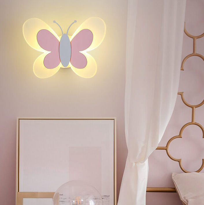 Creative Butterfly Acrylic 1-Light LED Wall Sconce