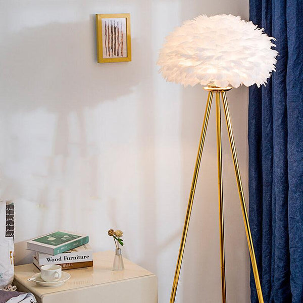 Sleek Modern Pink Floor Lamp