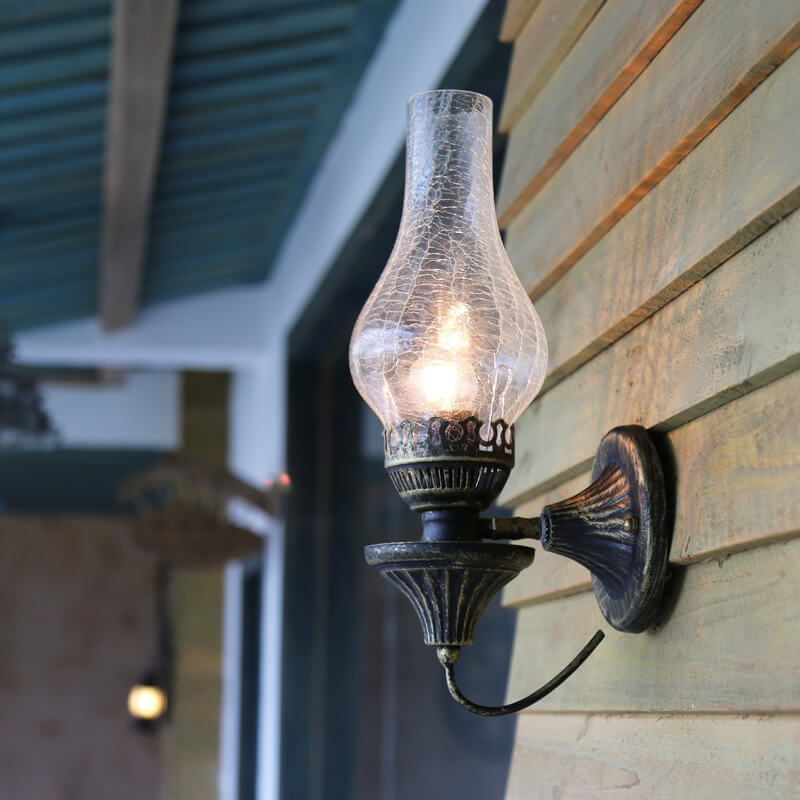 Retro Kerosene Style Antique 1-Light Wall Sconce