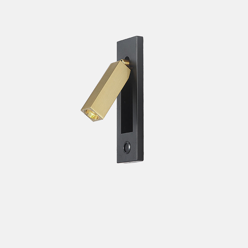 Modern Minimalist Rectangular Recessed Aluminum LED Wall Sconce