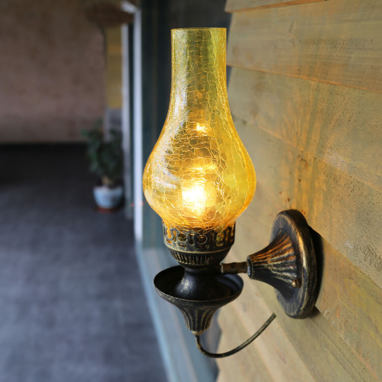 Retro Kerosene Style Antique 1-Light Wall Sconce