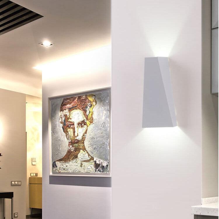 Modern Simple Trapezoid LED 2-Light Wall Sconce