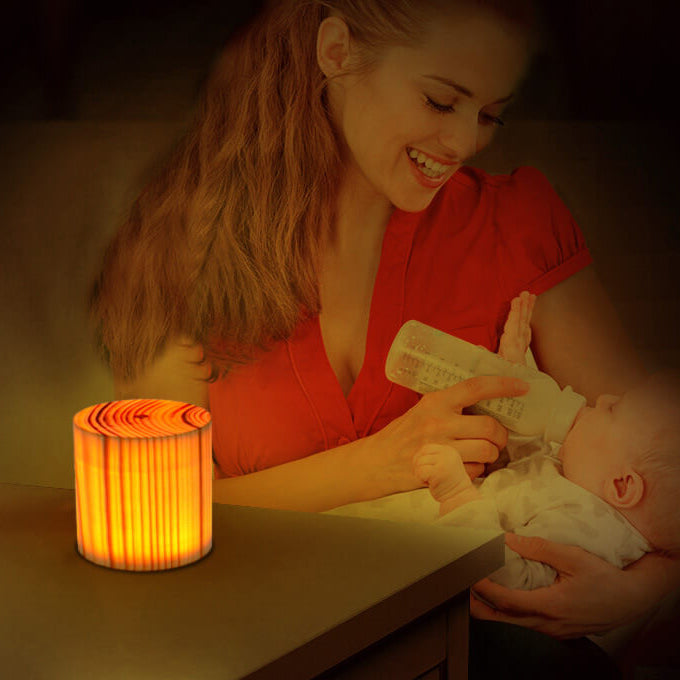 Wood LED Touch Night Light Table Lamp Modern Table Lamp