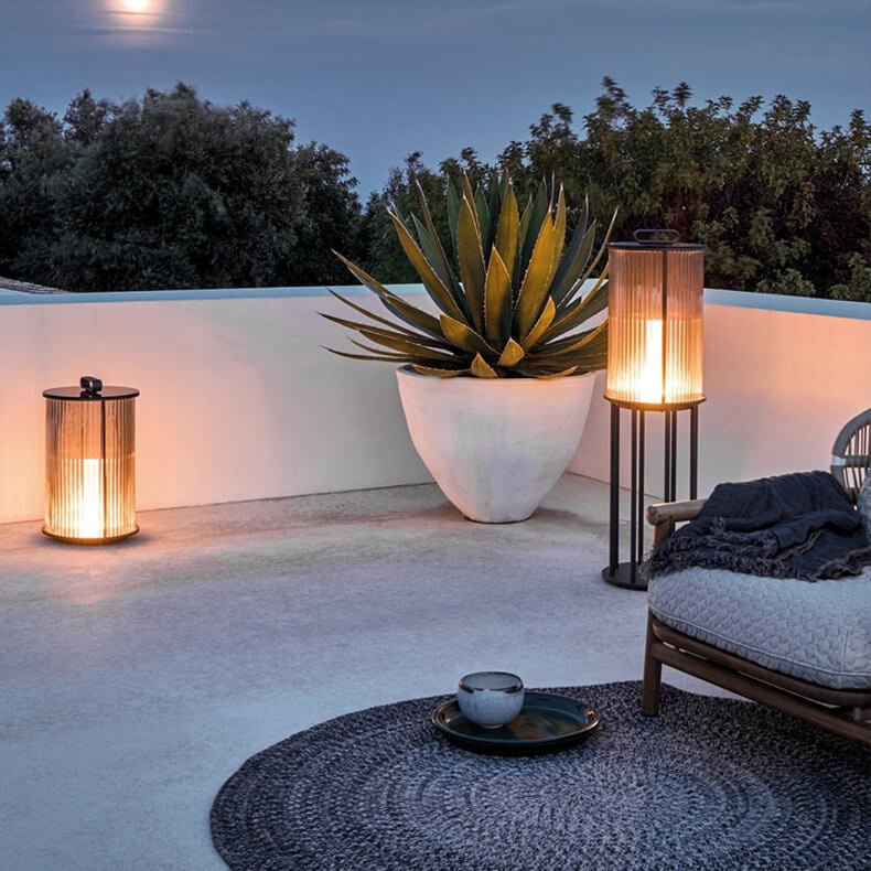 Modern Black Outdoor Stake Light