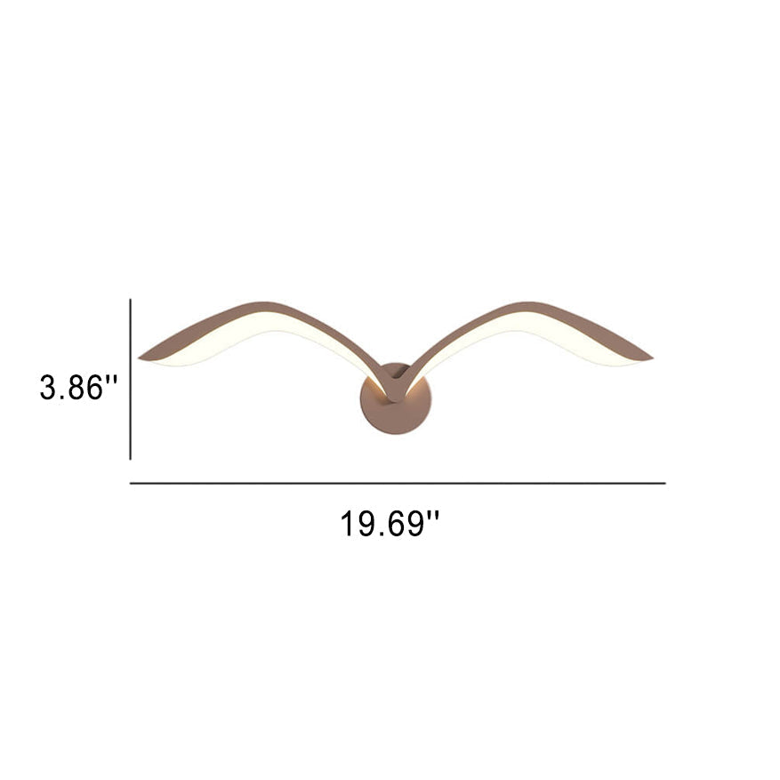 Nordic Minimalist Seagull Acrylic LED Wall Sconce