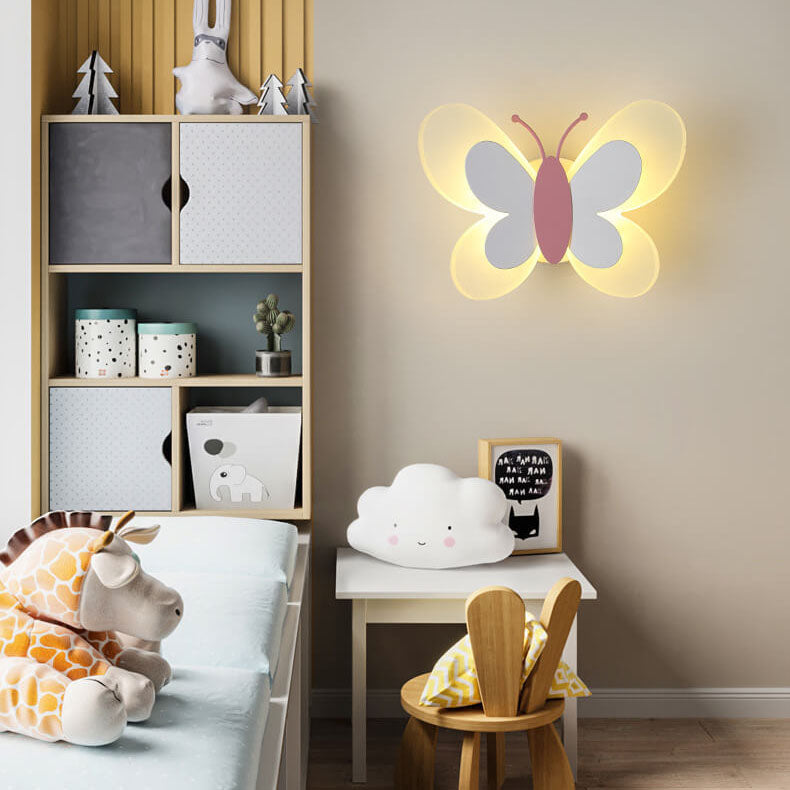 Creative Butterfly Acrylic 1-Light LED Wall Sconce