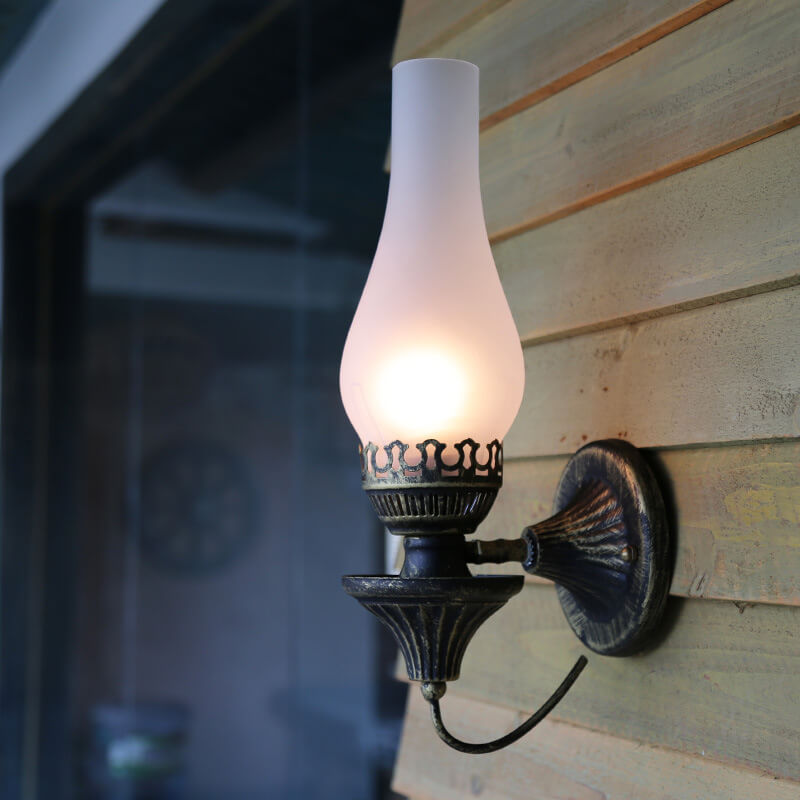Retro Kerosene Style Antique 1-Light Wall Sconce