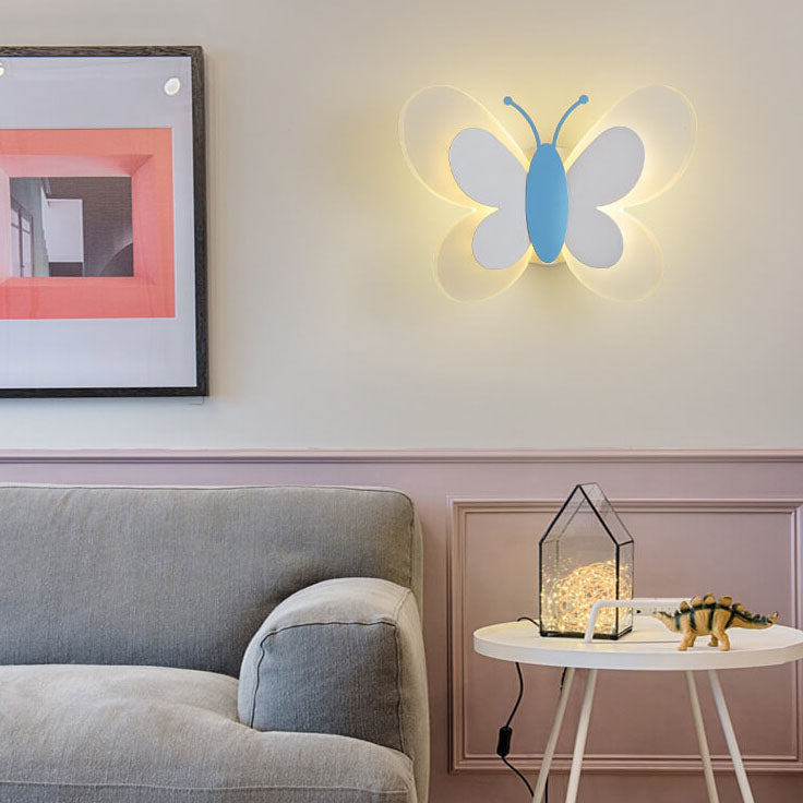 Creative Butterfly Acrylic 1-Light LED Wall Sconce