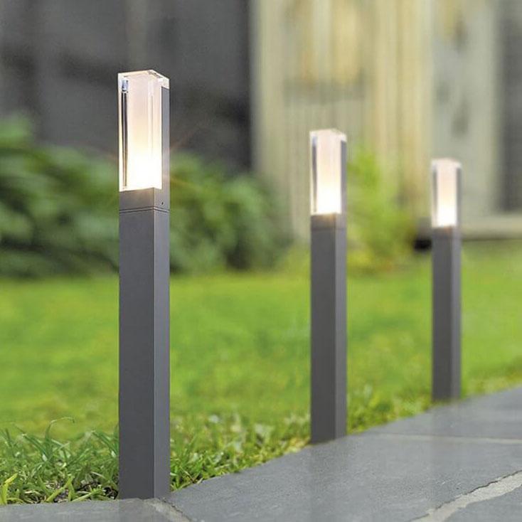 Modern Black Outdoor Stake Light