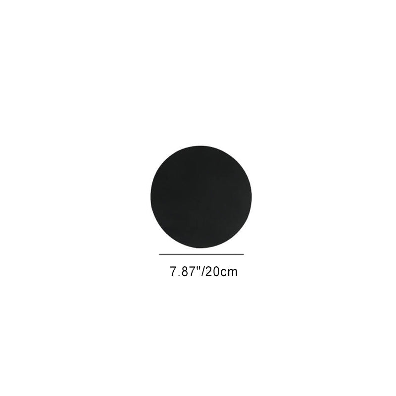 Modern Minimalist Round Eclipse Iron LED Wall Sconce