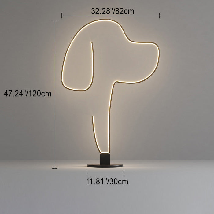 Modern Black Floor Lamp