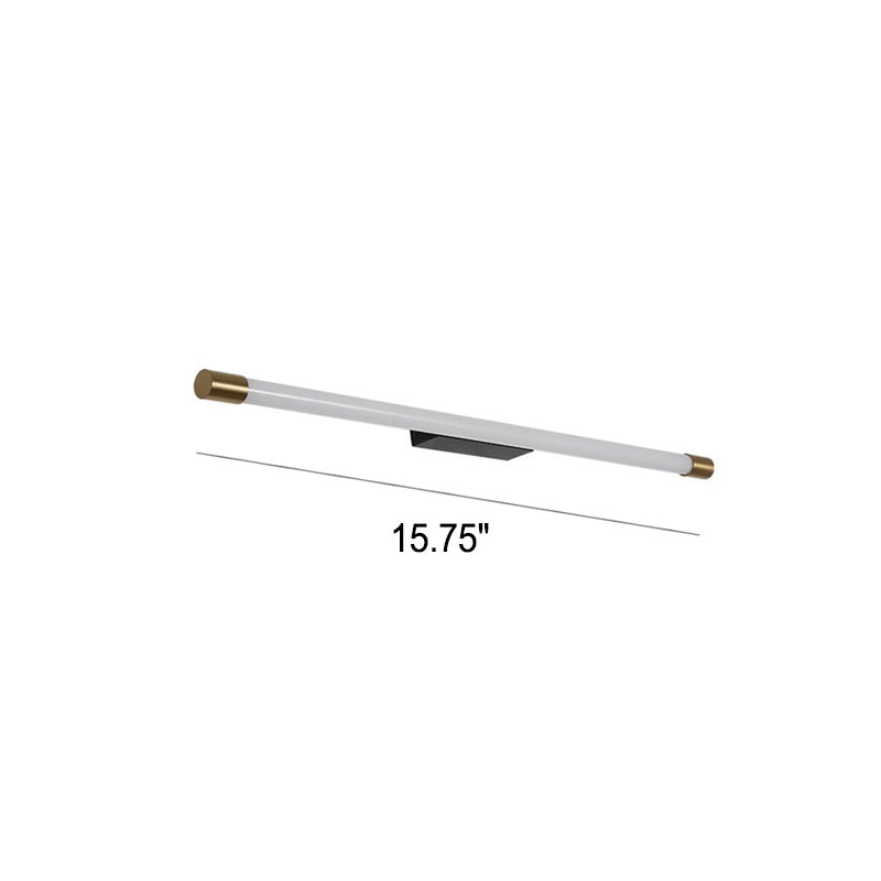 Modern Minimalist Vanity Thin Tube PC LED Wall Light
