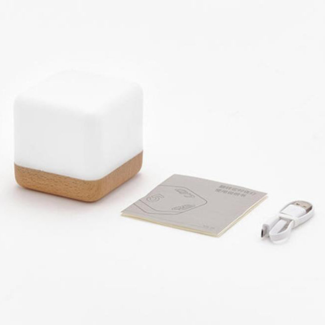 Modern Magic Cube Turn Timer Night Light USB Table Lamp