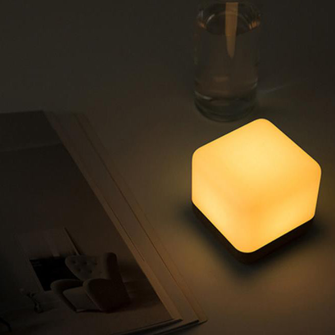 Modern Magic Cube Turn Timer Night Light USB Table Lamp