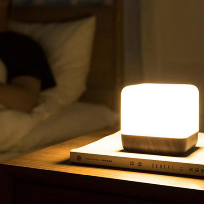 Modern Magic Cube Turn Timer Night Light USB Table Lamp