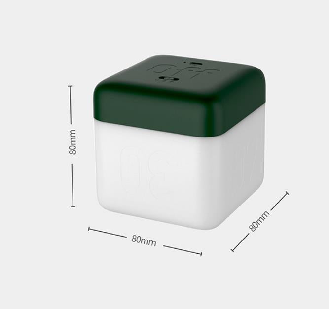 Modern Magic Cube Turn Timer Night Light USB Table Lamp