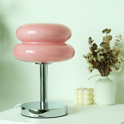 Glass Tart Design 1-Light Table Lamp