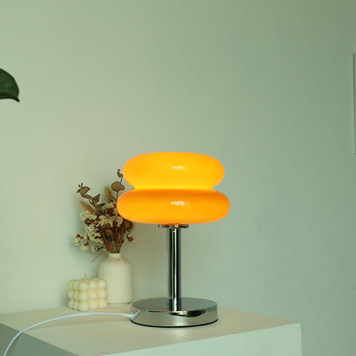Glass Tart Design 1-Light Table Lamp