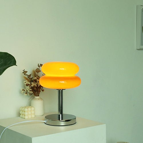 Glass Tart Design 1-Light Table Lamp