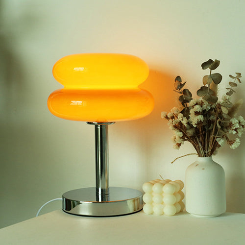 Glass Tart Design 1-Light Table Lamp