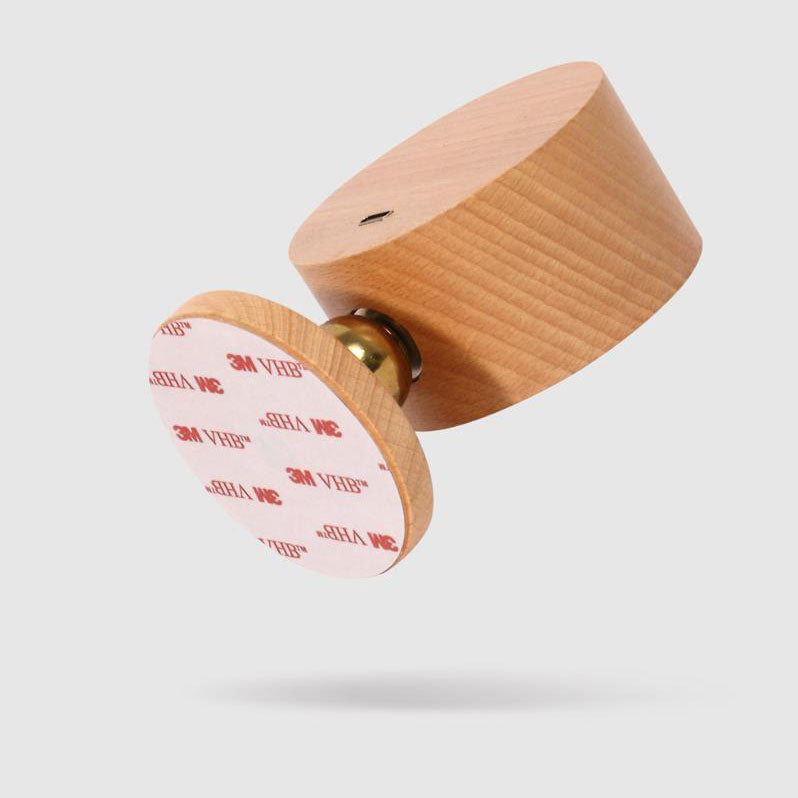 Simple Wooden USB Rechargeable Touch Magnetic Wall Sconce