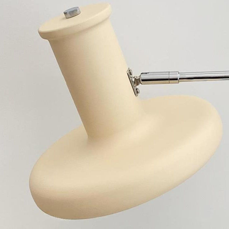 Nordic Minimalist Beige Swing Arm 1-Light Wall Sconce