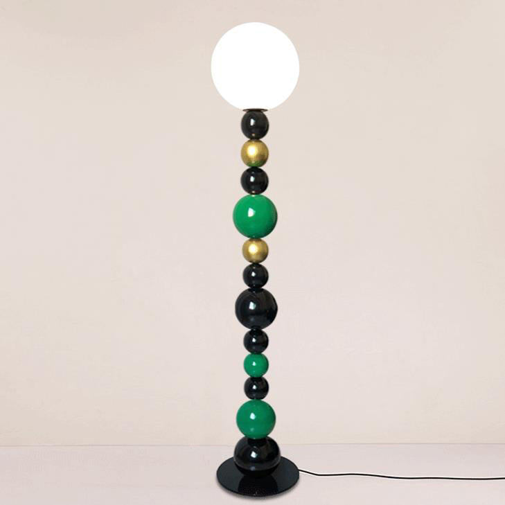 Scandinavian Red Floor Lamp