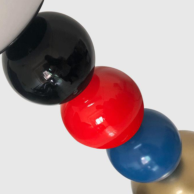 Scandinavian Red Floor Lamp