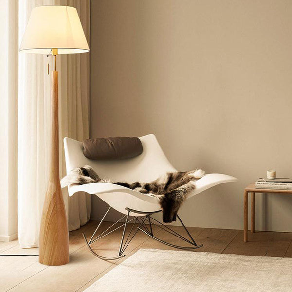 Modern Minimalist Natural Wood Floor Lamp