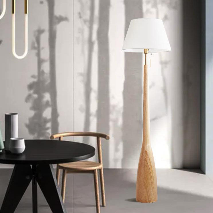Modern Minimalist Natural Wood Floor Lamp
