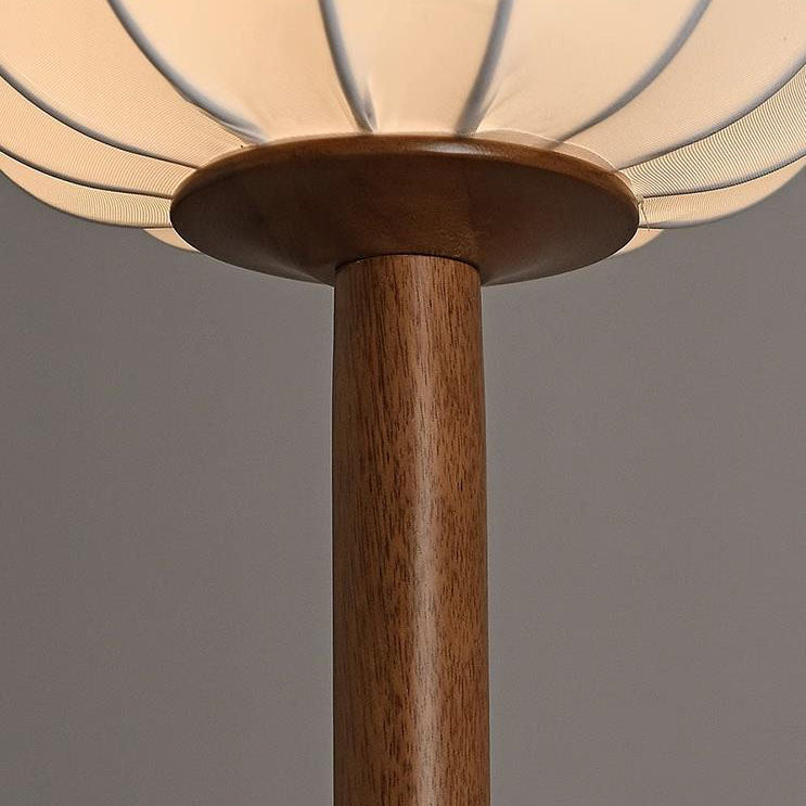 Japanese Natural Wood Floor Lamp