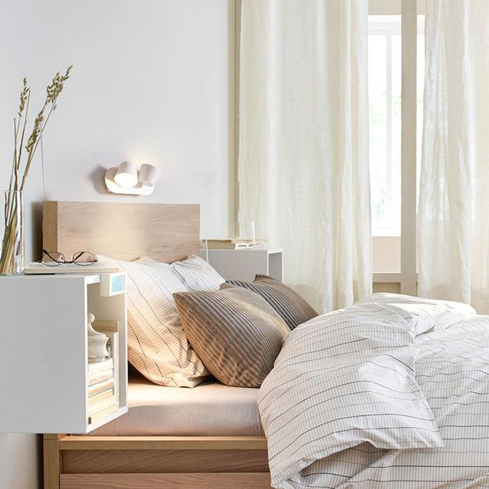 Modern Minimalist Dome Frosted Rotatable LED Reading Wall Sconce