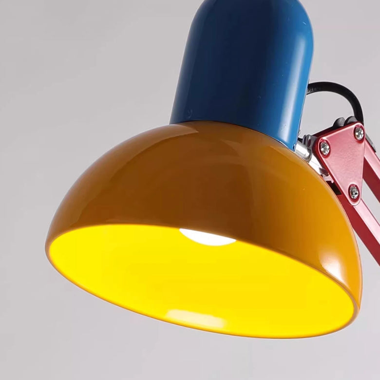 Modern Minimalist Memphis Iron Half-Circle Table Lamp