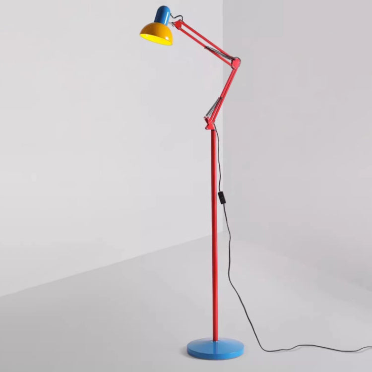 Sleek Modern Red Floor Lamp