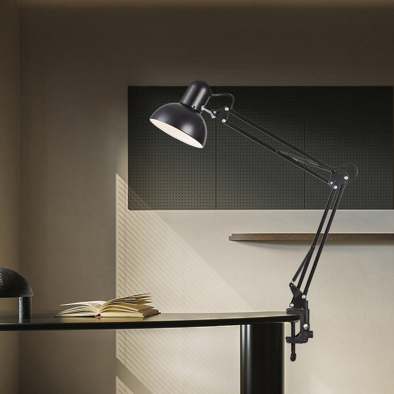 Modern Minimalist Retractable Long-Arm Clip Lamp Table Lamp